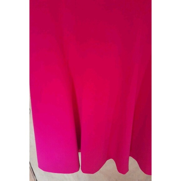 Tommy Hlfiger Sleeveless Aline Red Dress Womens 20 Back Zipper Knee Length - Picture 12 of 16